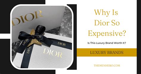 dior cosa meno costosa|why is Dior expensive.